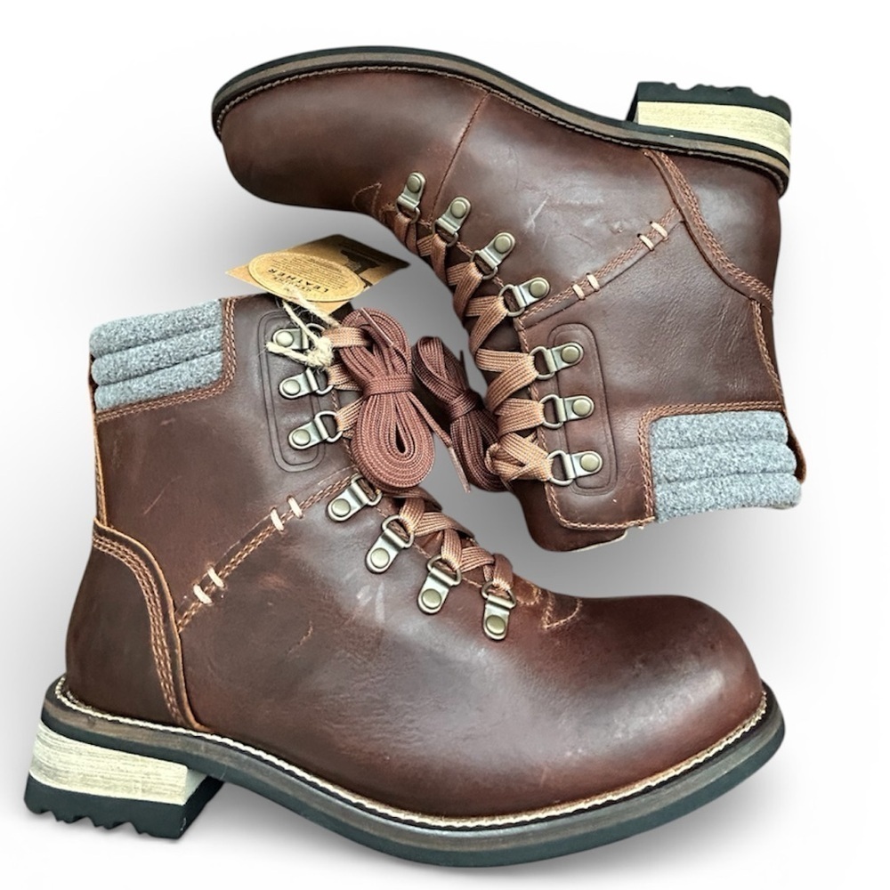 Kodiak Surrey II Women’s Brown Leather Waterproof Winter Boots NWT Size 7 or 8.5 - Picture 2 of 10